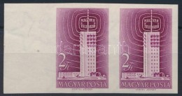 ** 1958 Magyar Televízió Vágott ívszéli Pár (6.000) - Other & Unclassified