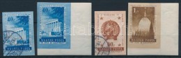 ** O 1954 Alkotmány (II.) Vágott Sor (60f Pecsételt) + Pecsételt 40f - Altri & Non Classificati