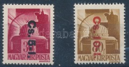 ** * 1946 Visszavont Cs.5-I./30f és Cs.10-I./80f Vizsgálójellel (16.000) - Autres & Non Classés