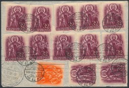 1938 Légi Levél Szent István 12 X 32f és 10f Bérmentesítéssel... - Otros & Sin Clasificación