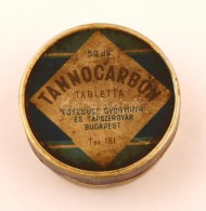 Tannocarbon Tabletta, Egyesült Gyógyszer és Tápszergyár, Budapest,fémdoboz,... - Other & Unclassified