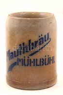 'Mauthbräu Mühlbühl' Feliratú Mázas Korsó, 0,5 L, Kis Lepattanásokkal,... - Autres & Non Classés