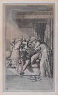 Chodowieczki Daniel Nikolaus, (1726-1801) Két Rézmetszet. Üvegezett Keretben. / 2 Etchings I N... - Stampe & Incisioni