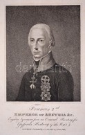 1815 Ferenc Császár Litografált Portréja. / 1815 Lithographic Portrait Of Francis II.... - Prenten & Gravure