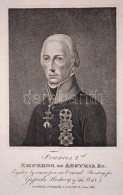 1815 Ferenc Császár Litografált Portréja. / 1815 Lithographic Portrait Of Francis II.... - Estampes & Gravures