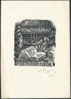Nagy Lázár László (1935-): Gastronomica, Ex Libris Rosenstein Tibor. Fametszet,... - Autres & Non Classés