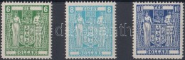 ** 1967 3 Db Portó Bélyeg Mi 83-85 C - Sonstige & Ohne Zuordnung