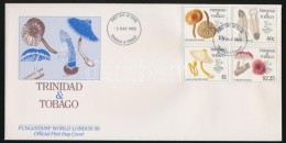 1990 Gomba Sor Mi 592-595 FDC-n - Altri & Non Classificati