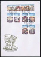 1997 Gomba Hatoscsík + 3 Pár Mi 1494-1505 FDC-n - Sonstige & Ohne Zuordnung