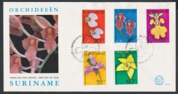 ** 1977 Orchideák Sor FDC-n Mi 748-752 - Other & Unclassified