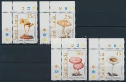 ** 1989 Gomba ívsarki Sor Mi 948-951 + FDC-n - Other & Unclassified