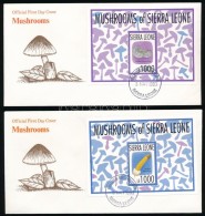 1993 Gomba Sor Mi 1999-2006 + Blokksor Mi 220-221 4 Db FDC-n - Sonstige & Ohne Zuordnung