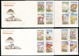 1990 Gomba Sor Mi 1569-1584 + Blokksor Mi 149-152 8 Db FDC-n - Autres & Non Classés