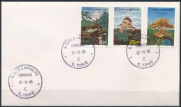 1986 Gombák Sor Mi 955-957 FDC-n - Other & Unclassified