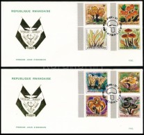 1980 Gomba Sor Mi 1051-1058 2 Db FDC-n - Altri & Non Classificati