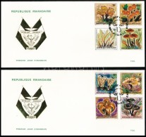 1980 Gomba Sor Mi 1051-1058 2 Db FDC-n - Andere & Zonder Classificatie