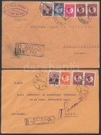 1933/1935 2 Db Károly Bélyeggel Bérmentesített Levél Aradra - Other & Unclassified