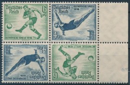 ** 1936 Nyári Olimpia 2 Fordított Párt Tartalmazó ívszéli... - Otros & Sin Clasificación