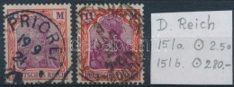 O 1920 Mi 151 A-b (Mi EUR 282,5,-) - Sonstige & Ohne Zuordnung