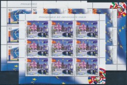 ** 2008 EU Csatlakozás Kisív Sor Mi 464-466 - Autres & Non Classés