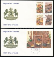 1989 Gomba Sor Mi 777-780 + Blokk Mi 64 2 Db FDC-n - Sonstige & Ohne Zuordnung