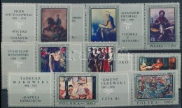 ** 1968 Festmények Szelvényes Sor + Kisívsor Mi 1864-1871 (5 Stecklap) - Autres & Non Classés