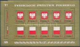** 1966 1000 éves Lengyelország Kisívsor Mi 1689-1692 - Autres & Non Classés