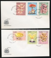 1989 Gomba Sor Mi 3257-3262 2 Db FDC-n - Andere & Zonder Classificatie