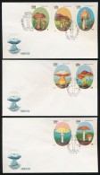 1988 Gomba Sor Mi 3156-3162 3 Db FDC-n - Other & Unclassified