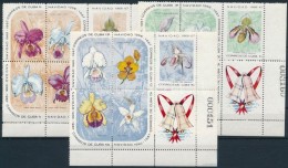 ** 1966 Karácsony; Orchidea Sor 3 Hatostömbben Mi 1249-1263 - Otros & Sin Clasificación