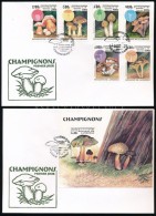 1997 Gomba Sor Mi 1755-1760 + Blokk Mi 232 2 Db FDC-n - Altri & Non Classificati