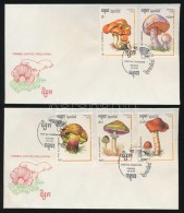 1992 Gomba Sor Mi 1318-1322 2 Db FDC-n - Other & Unclassified