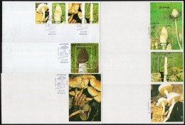 1990 Gomba Sor Mi 3287-3290 + Blokksor Mi 105-109 5 Db FDC-n - Sonstige & Ohne Zuordnung