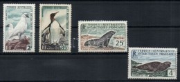 ** 1960 Forgalmi: Az Antarktisz állatai Sor Mi 19-22 - Otros & Sin Clasificación