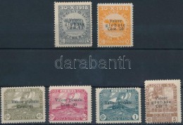 ** 1919 6 Klf Forgalmi Bélyeg Mi 76-79 I, 81 I, 84 I - Altri & Non Classificati