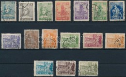 O 1919 16 Klf Bélyeg Mi 32-45, 47-48 - Otros & Sin Clasificación