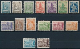 * 1919 15 Klf Forgalmi érték Mi 32-45, 47 - Otros & Sin Clasificación