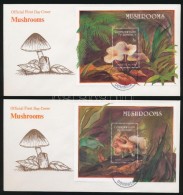 1994 Gomba Sor Mi 1824-1831 + Blokksor Mi 260-261 4 Db FDC-n - Other & Unclassified