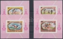 ** 1979 Moszkvai Nyári Olimpia Sor Vágott Blokkformában Mi 867-870 - Autres & Non Classés