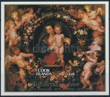 ** 1986 Karácsony, Rubens Festmény Blokk Mi 173 - Autres & Non Classés