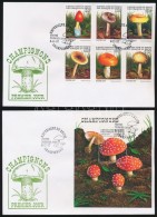 1996 Gomba Sor Mi 989-994 + Blokk Mi 35 2 Db FDC-n - Altri & Non Classificati