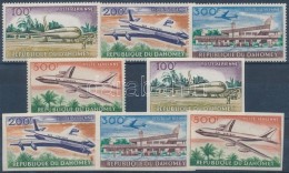 ** 1963 RepülÅ‘tér Fogazott + Vágott Sor Mi 222-225 - Other & Unclassified