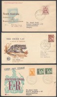 1957-1960 3 Klf FDC - Andere & Zonder Classificatie