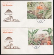 1989 Gomba Sor Mi 1258-1265 + Blokksor Mi 162-163 4 Db FDC-n - Andere & Zonder Classificatie