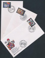 1996 50 éves A WFUNA Sorozat 3 Klf FDC - Autres & Non Classés