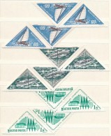 ** 1963-1964 Balaton 20f, 60f + Évfordulók - Események 1Ft, 2-2 Db Tete-beche Párokban - Autres & Non Classés