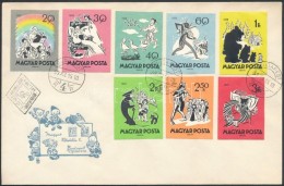 1959 Mese (I) Vágott Sor FDC-n (4.500) - Autres & Non Classés