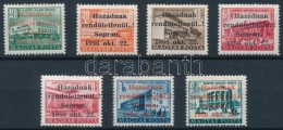 ** 1956 Soproni Felülnyomás 7 Klf Bélyeg (12.000) (gumihibák / Gum Disturbances) - Other & Unclassified