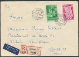 1949 Ajánlott Légi Levél Franciaországba Centenárium 3,60Ft... - Autres & Non Classés