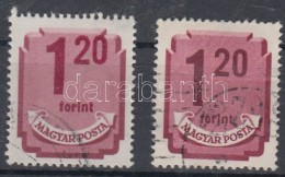 O 1950 Forint-fillér Portó 1.20Ft Felfelé Tolódott értékjelzés - Autres & Non Classés